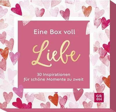 Immagine prodotto di Una scatola piena di amore: 30 idee per momenti speciali da condividere in coppia | Scatola di biglietti con fantastiche idee per trascorrere del tempo insieme, un regalo ideale per l'anniversario o il matrimonio