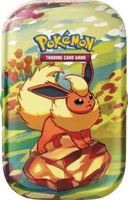 Produktbild von Pokémon Karmesin & Purpur – Prismatische Entwicklungen: Mini-Tin-Box Flamara