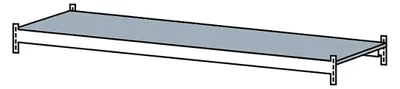 Produktbild von Zusatzebene mit Stahlboden 1500 mm Spannweite und 600 mm Tiefe