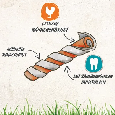 Zdjęcie produktu dla Pałeczki do żucia Delights skręcone z minerałami Dental