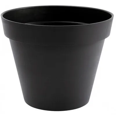 Produktbild von EDA Pflanzgefäß Grau Polypropylen Kunststoff Rund Rund Ø 48 x 40 cm