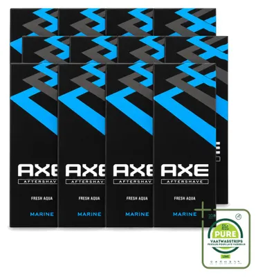 Zdjęcie produktu dla 12 sztuk balsamu po goleniu Axe Marine - 100 ml - opakowanie zbiorcze
