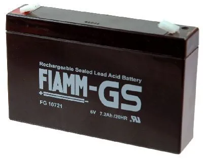 Produktbild von Fiamm FG10721 6V 7,2Ah Blei Vlies Akku Blei Akku AGM