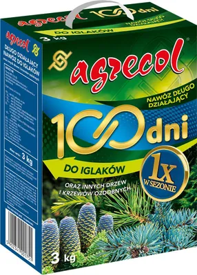 Obrázek produktu pro AGRECOL hnojivo pro jehličnany 100DAYS 3KG