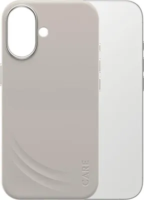 Productafbeelding van CARE by PanzerGlass FLOW Case, kleur Vanilla, met MagSafe, voor iPhone 17