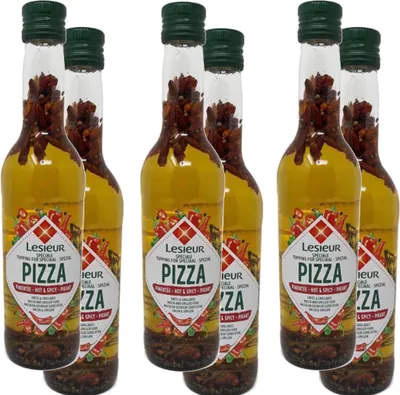 Produktbild von Lesieur Pizza-Öl Hot & Spicy - Perfekte Würze für Ihre Pizza! 6 x 500 ml