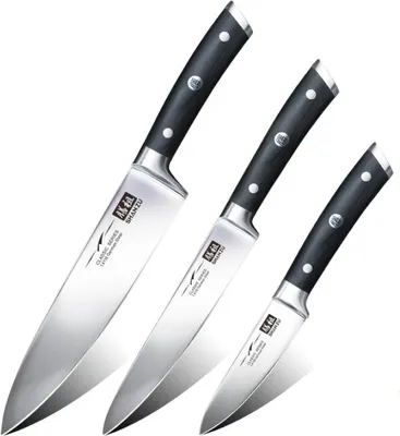 Obrázek produktu pro Sada kuchyňských nožů Shan Zu Classic Series 1.4116, 20cm, 15cm, 9,5cm, nerez