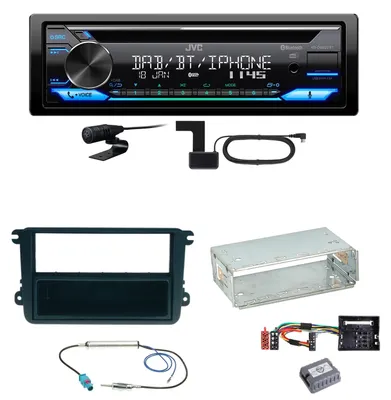 Produktbild von JVC KD-DB922BT Bluetooth DAB Einbauset für Golf 5 6 Passat 3C CC B7 Touran