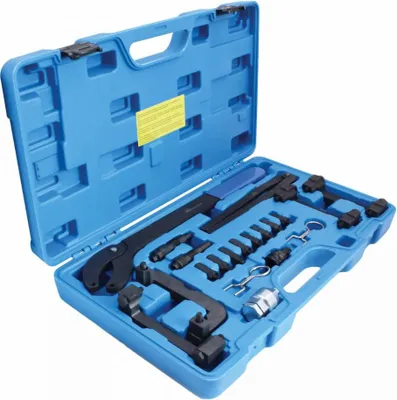 Immagine prodotto di Kit messa in fase motori, attrezzi per il bloccaggio della cinghia di distribuzione dell'albero a camme del motore, compatibile con VW Audi FSI TFSI V6 V8 V10