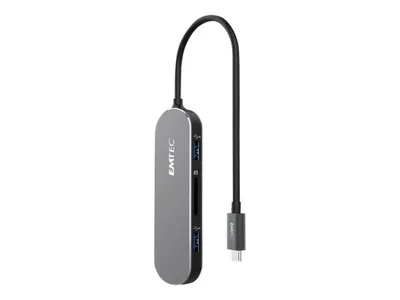 Immagine prodotto di Emtec ECHUBT650C EMTEC Hub 6-in-1 Type-C Gen 1 T650C 4K HDMI HUB