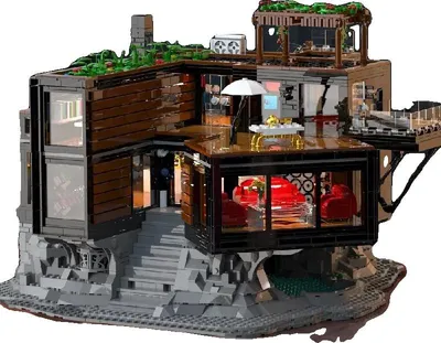 Image de Modèle de construction, 3388 pièces, matériau écologique, avec lumière