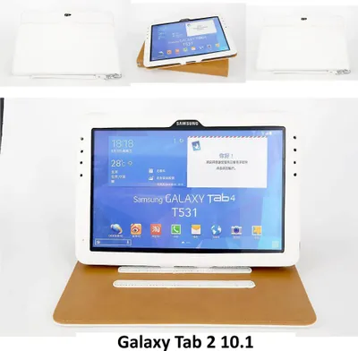 Produktbild von Samsung White Book Case Tablet for Galaxy Tab 2 10.1
