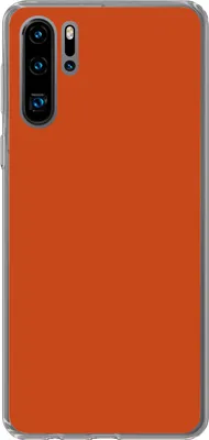 Produktbild von MuchoWow® Handyhülle Schutzhülle Hülle für Telefoonhoesje Huawei P30 Pro Sienna - Erde - Farben - Massiv Silikon Softcase Handy Hülle - Schutzdeckel