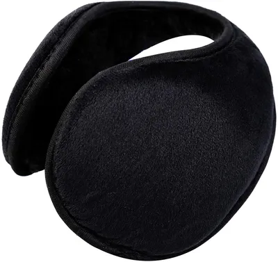Produktbild von Ohrenwärmer für Damen und Herren Earbands Ohrenschützer Winter Ohrenwärmer Faltbar Einstellbare Größe Schwarz