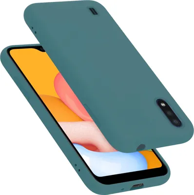 Produktbild von Cadorabo Schutzhülle für Samsung Galaxy A01 Hülle in Grün Handyhülle Case Cover TPU Etui