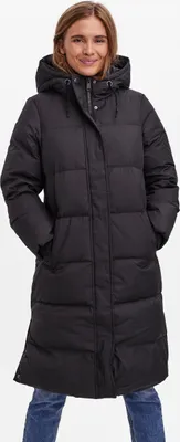 Produktbild von VERO MODA Lange Puffer Jacke Winter Stepp Mantel Parka mit Kapuze VMERICAHOLLY Größe: S