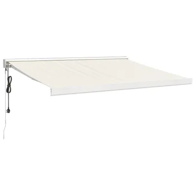 Produktbild von vidaXL Markise Einziehbar Creme 3,5x2,5 m Stoff und Aluminium