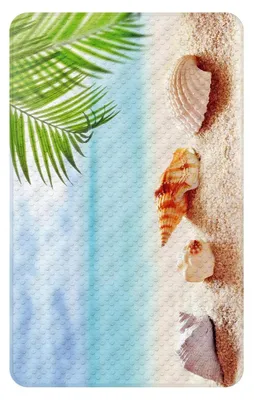 Image de Tapis de douche antidérapant, 50x80 cm, avec ventouses, antibactérien, résistant à la moisissure, lavable en machine