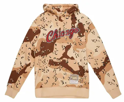 Produktbild von Mitchell & Ness NBA Chicago Bulls Camo Reflective Hoodie - FPHD1114-CBUYYPPPCAMO