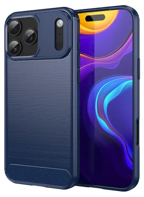 Obrázek produktu pro Techsuit – silikonové pouzdro Carbon pro iPhone 17 Pro Max – modré
