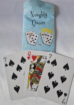 Produktbild von Valentine Damen - Kartentrick mit Damen und Siebenen - Zaubertrick