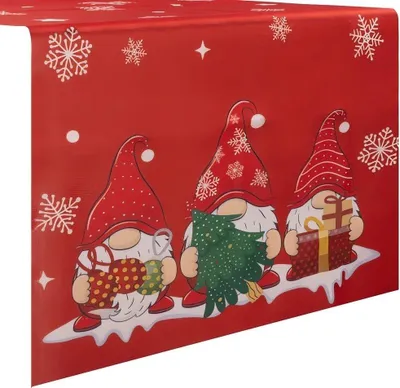 Obrázek produktu pro Ruhhy 22484 Vánoční běhoun na stůl 150 x 40 cm červená