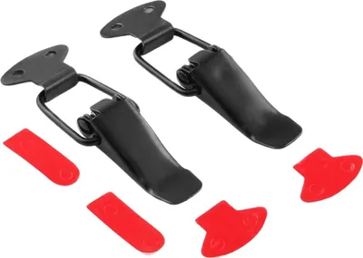 Produktbild von 2er-Set Sicherheitshaken-Verschlussclips für Autostoßstangen, universelle Schnellverschluss-Hakenclips für die Fahrzeugverpackung