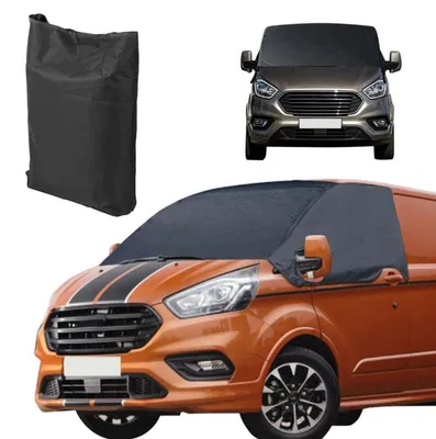 Produktbild von Windschutzscheibenabdeckung für Ford Transit Custom 2012-2024, 600D Oxford, Wasserdicht, Wetterfest, Frostschutz