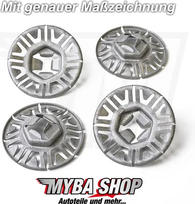 Image de 10x clip de fixation rondelle de serrage pour VW Audi Seat Skoda | N90796502