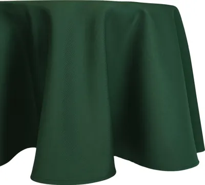 Immagine prodotto di Tovaglia Ø 160 cm per tavolo da cucina e da pranzo in verde scuro