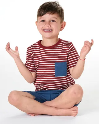 Produktbild von Schiesser Kleinkinder Jungen Schlafanzug kurz Gr. 104  rot