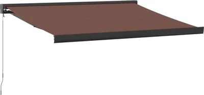 Zdjęcie produktu dla vidaXL Markiza ręczna brązowa 300x250 cm