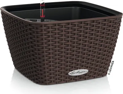 Obrázek produktu pro Lechuza Samozavlažovací květináč Bacino Cottage, průměr 27 cm, hnědá (mokka)