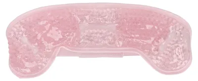 Imagen del producto de Banda para la frente con gel para migrañas, que ayuda a reducir el dolor, ideal para compresas frías o calientes, y diseñada para aliviar dolores de cabeza. Color: rosa