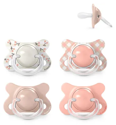 Produktbild von Schnuller für Neugeborene Suavinex 4er-Pack Mini -2/2 Monate Silikon rosa