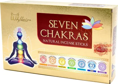 Produktbild von Masala Chakra Räucherstäbchen Set - 7 Chakren