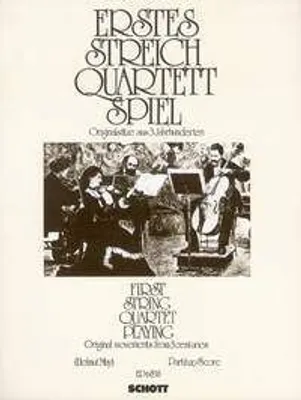 Produktbild von 1. Streichquartettspiel - Originalsätze Partitur