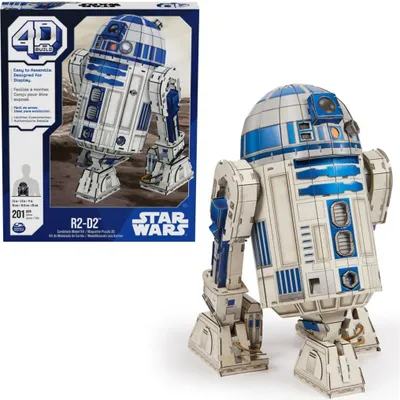 Obrázek produktu pro 4D Build FDP FAP SW R2D2 GML, Sada na stavění, 12 rok/roky, 201 kusů, 725,747 g