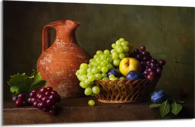 Produktbild von Herdabdeckplatte 80x52cm 1-teilig Glaskeramikkochfeld-Abdeckung Spritzschutz, Obst Stillleben
