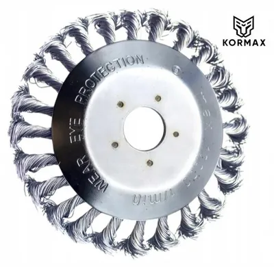 Produktbild von Kormax Drahtbürste 150mm Unkrautentfernung Freischneider Zubehör