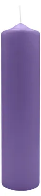 Produktbild von Spitzkopf Stumpen Kerzen Veilchen 30 x Ø 7 cm, 6 Stück