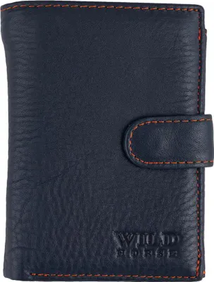 Obrázok produktu pre Pánska kožená peňaženka Wild Horse modrá s uzáverom