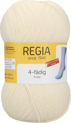 Produktbild von Schachenmayr REGIA 4-fädig Uni, 100g Natur Handstrickgarne