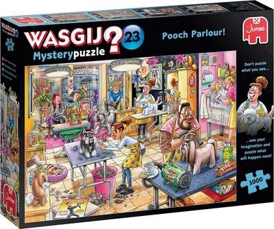 Produktbild von Wasgij Mystery 23 - Hundesalon Pfötchen! (1000 Teile), 1000 Stück(e), Menschen, 12 Jahr(e)