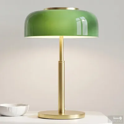 Produktbild von home24 Tischleuchte - Glas / Eisen
