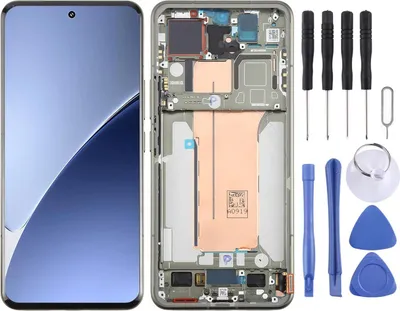 Image de Pour Xiaomi 15 Pro AMOLED écran LCD avec cadre pièce de rechange réparation vert