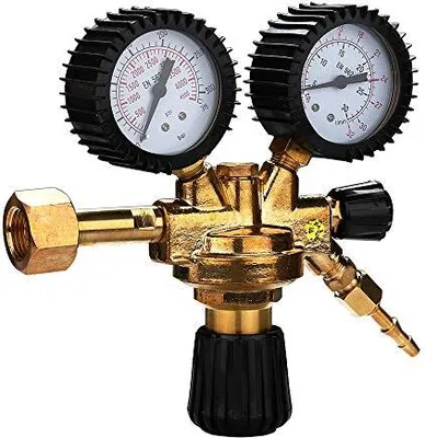 Obrázok produktu pre karpal redukcia tlaku regulátor tlaku pre zváraciu súpravu Argon/Co2 ochranný plyn pre MIG/MAG TIG TIG opakovane použiteľné fľaše