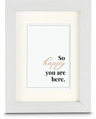 Productafbeelding van Hama Serena, fotolijst voor één foto, MDF, glas, wit, voor aan de muur, rechthoekig, 10 x 15 cm