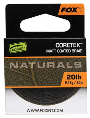 Produktbild von Fox Naturals Coretex x - 20m Vorfachschnur, Tragkraft:20lb / 9.1kg