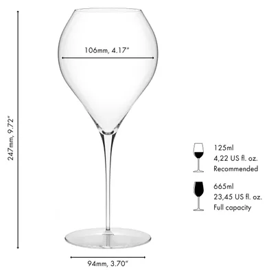 Zdjęcie produktu dla Riedel Manufaktur RIEDEL Bellorotondo – zestaw 6 kieliszków do wina Pinot Noir